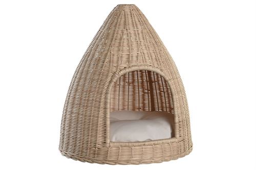 CAMA MASCOTE RATTAN 45X45X57 NATURAL