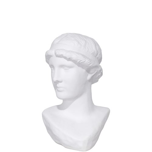 W232- BUSTO MULHER BRANCA 40CM