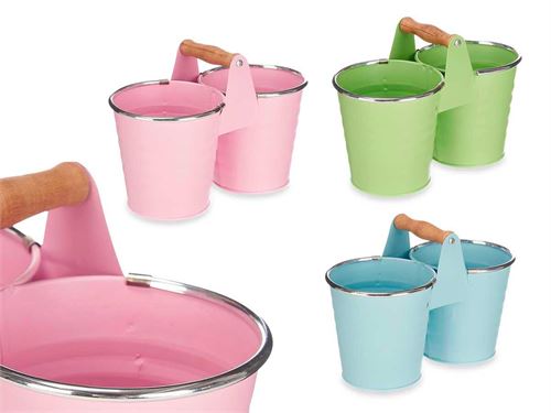 94262 VASO DUPLO PEQ ASAS BORDA PRATEADA SORT 3
