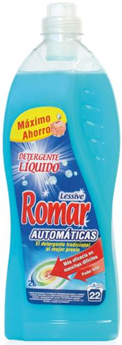 ROMAR DETERGENTE LIQUIDO AUTOMATICAS 2LT