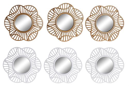 ES-204649 ESPELHO SET 3 PP VIDRO 25X2X25 2 MOD