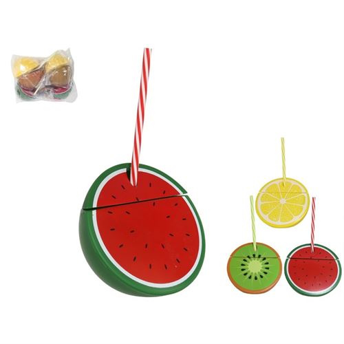 COPOS DE FRUTA COM PALHA 500ML