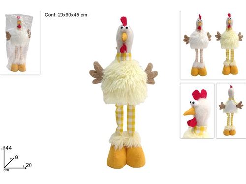23749 GALINHA 44CM PELUCIA 2 CORES