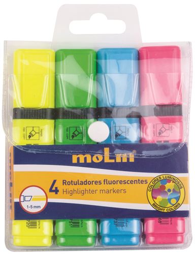 RTF240-04W MOLIN MARCADORES FLUORESCENTE VIVA