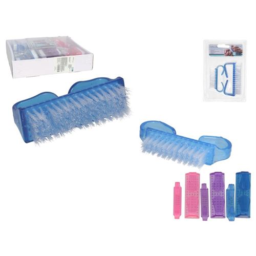 702041 SET 2 ESCOVAS DE UNHAS 8X4CM/6.5X3.5CM