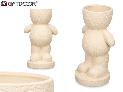 94232 JARRA CERAMICA DECORATIVA 15 x 19 x 31 cm.