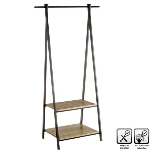 49918 CABIDEIRO PB-METAL 55 X 45 X 150 CM