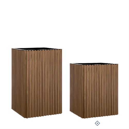 45191 VASO RIPADO C 39,50 L 39,50 A 40,00 CASTANHO