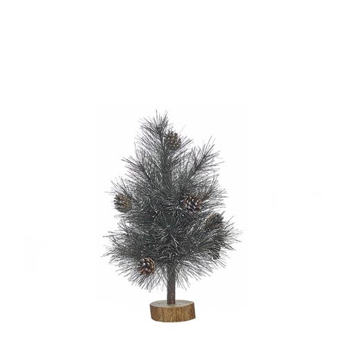 80745 ARVORE NATAL BASE MADEIRA 38CM