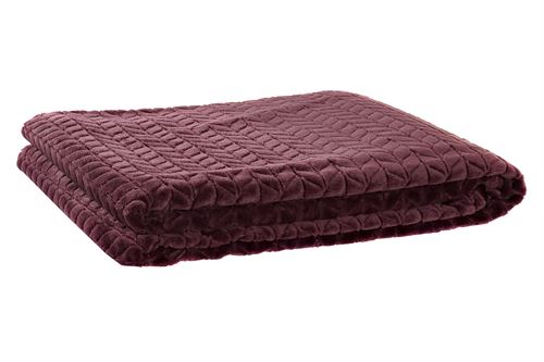TX-185504 MANTA POLIESTER 150X200X2 260 GSM. BASIC MALVA