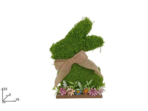 426907 COELHO DECORATIVO MUSGO 22CM