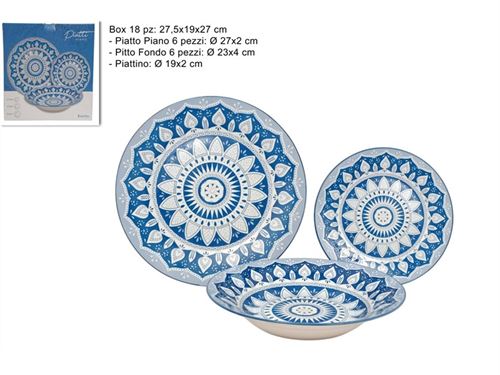 706251 SERVIÇO PRATOS 18PÇS