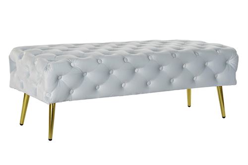 MB-190870 BANQUETA POLIESTER METAL 120X45X40 VELUDO