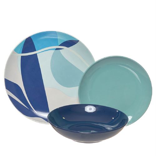 SERVIÇO 18PÇS PORCELANA E GRÉS C 35,00 L 21,50 A 28,50