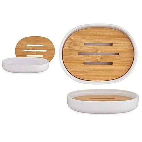 51721 SABONETEIRA BAMBU 9,5 x 13 x 2,5 cm.