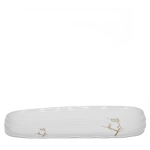 24082 TABULEIRO EM PORCELANA - GOLDEN TREE 16,00X40,00X2,00
