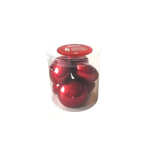 CJ.VELAS PL0030M VERMELHO (S/6PCS)