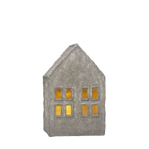 81771 NATAL - CASA EM POLIRESINA COM LED´S 18CM