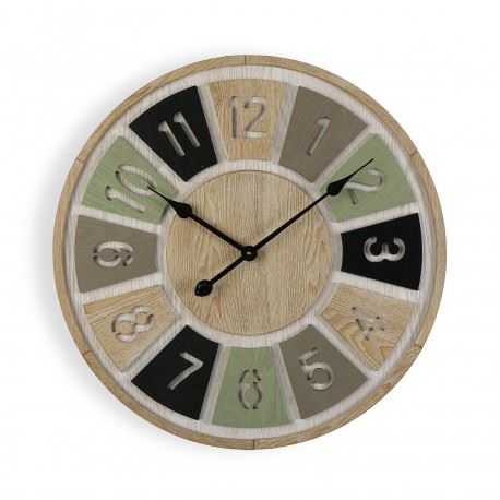 21110294 RELOGIO PAREDE MADEIRA 60CM