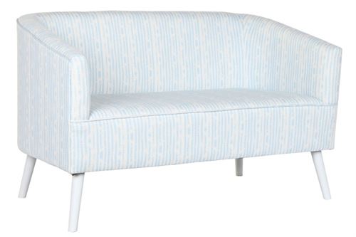 LM-203990 SOFÁ POLIESTER METAL 130X68X78CM RISCAS AZUL CELESTE