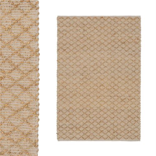 805822 CARPETE JUTA-ALGODÂO NATURAL 120X180CM