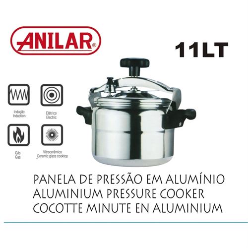 80792811 PANELA PRESSAO ALUMINIO 11LT 28CM