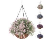 317004010 VASO COCO C/PLANTA ARTIFC 56CM.4A
