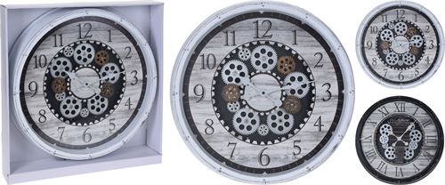 KL5000100 RELOGIO PAREDE PLASTICO NUMEROS ROMANOS