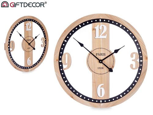 69395 RELOGIO MDF E METAL 60CM