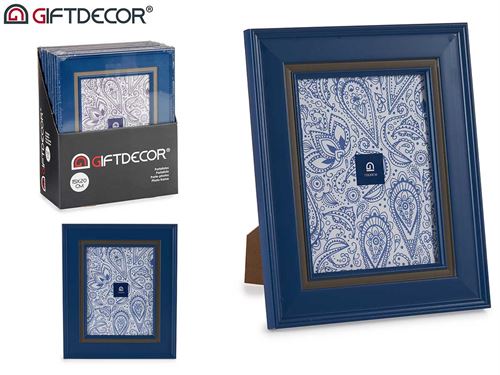 83623 MOLDURA 15X20 MDF AZUL ESCURA