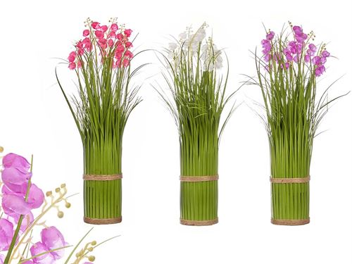 60649 RAMO FLOR SORT 3 CORES 48CM