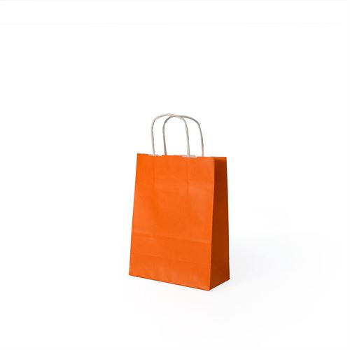 12128 SACO PAPEL AR 18X8X24 LARANJA