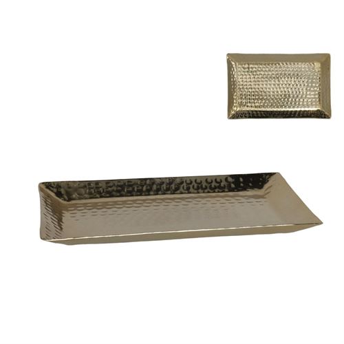 46501 PRATO DECORATIVO ALUMINIO 17.50 X 28.00 X 2.00 CM