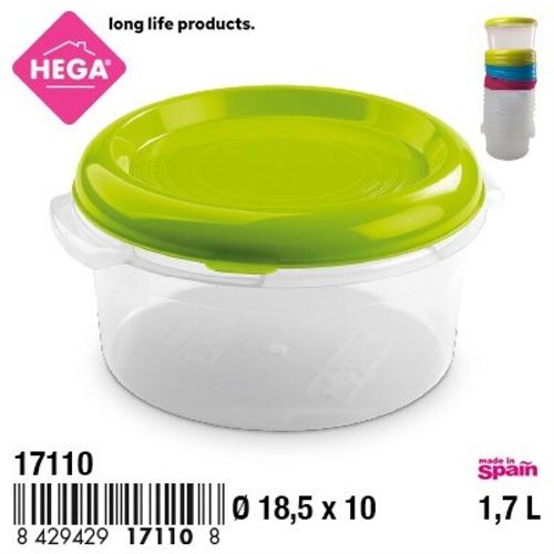17110 CAIXA PLASTICA ROMA RED 1,75LT
