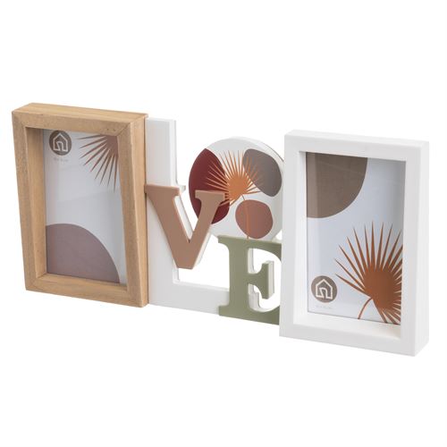 806611 PORTA-RETRATO DUPLO MDF 36 X 17 X 4 CM