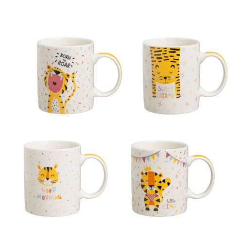 807062 CHÁVENA MUG 340 ML 4/M CERÂMICA 12 X 8 X 9,50 CM