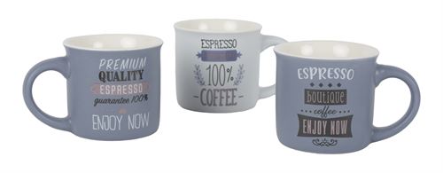 CHAVENA CAFE SET3 VINTAGE AZUL