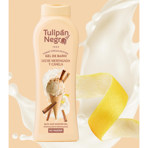TULIPAN NEGRO GEL BANHO LEITE MERENGADA 650ML