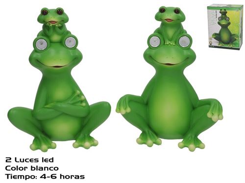 573410 SAPO RESINA COM LED 24X13,7X31,8CM