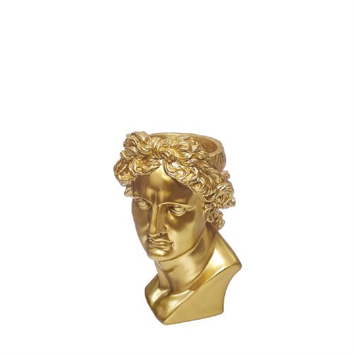 86398 POLIRESINA - BUSTO APOLO DOURADO C 61,50 L 30,20 A 42,00