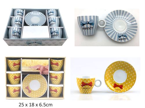 CHAVENAS CAFE CERAMICA SET6