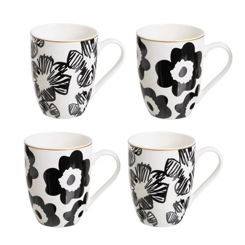 805854 CANECA CERAMICA 350ML PANSY 2 MODELOS