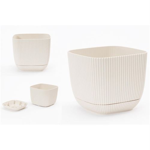 P130487883 VASO KRS-384 BEGE 4L 19.3x19.3x17cm