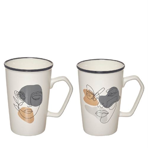 PORCELANA - CANECA 420ML 2MOD