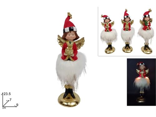 365084 MENINA COM LUZ 23,5CM