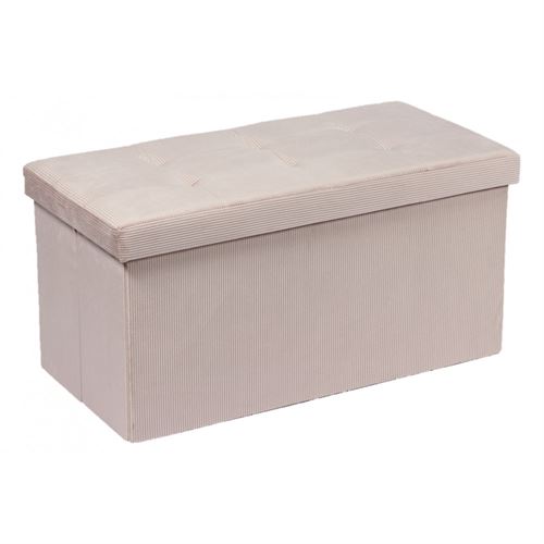 23283 BANQUETA VELUDO 76X38X38CM