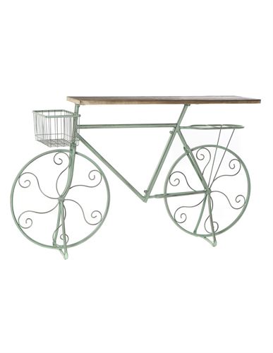 MB-211619 CONSOLA METAL MDF BICICLETA 123X28X74
