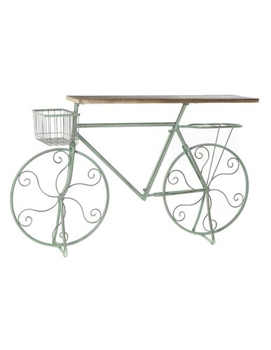 CONSOLA METAL MDF BICICLETA 123X28X74CM