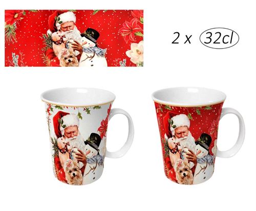 CANECAS CERAMICA NATAL SET2