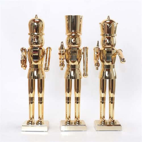 512907 SOLDADO QUEBRA NOZES DOURADO 11X9X38CM